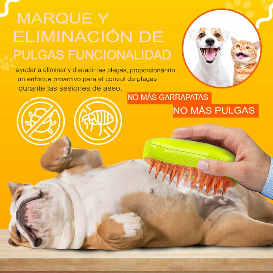 Cepillo Vaporizador para Mascotas