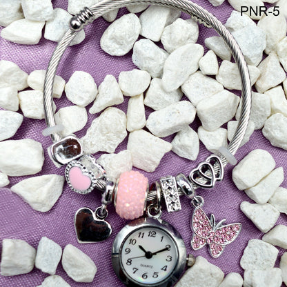 Reloj Pulsera tipo Pandora Perla